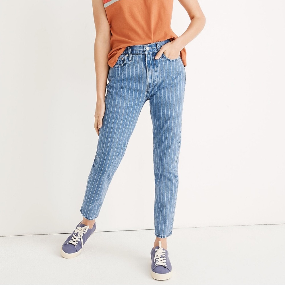 MADEWELL The Perfect Vintage Jean: Pinstripe Edition 26